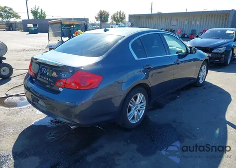 2011 Infiniti G25X z USA, uszkodzony, nr VIN JN1DV6AR3BM652855